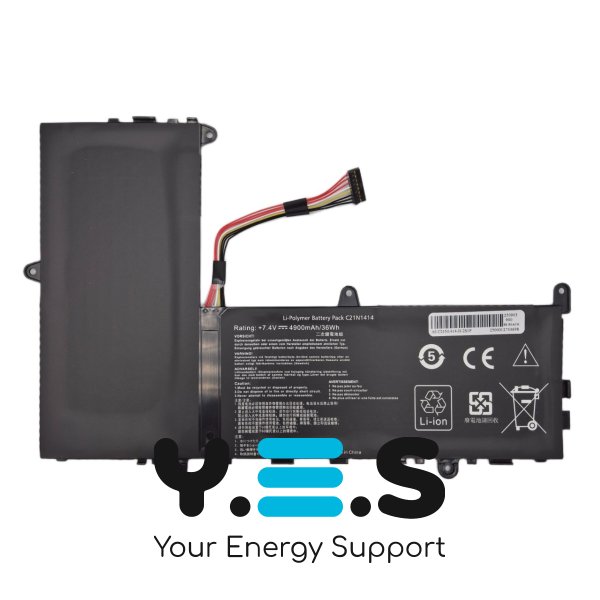 Акумулятор для ноутбука ASUS C21N1414 EeeBook X205T, X205TA — 7.4V 4900mAh