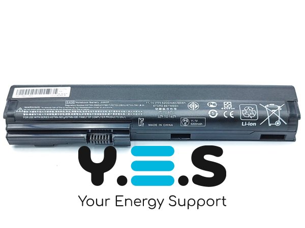 Акумулятор SX06 для HP EliteBook 2560p/2570p, 632423-001 (HSTNN-I92C/QK645AA) 10.8V 5200mAh 57Wh