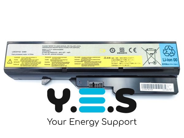 Акумулятор для ноутбука Lenovo L10C6Y02 IdeaPad G560/G570/G575/G770/Z560/Z565/Z570/B570/B470/V570/G460/Z465 (11.1V 5200mAh)