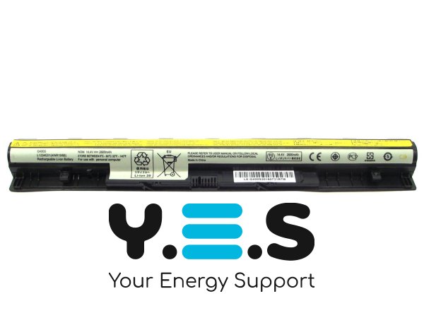 Акумулятор L12S4A02/L12L4A02 для Lenovo B70-80, G40-45/70/75/80, 14.4V 2600mAh