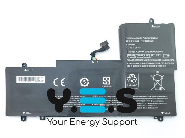 Акумулятор L15M4PC2/L15L4PC2 7.6V 6844mAh 52Wh для Lenovo Yoga 710-14ISK/14IKB/15ISK/15IKB