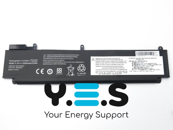 Акумулятор для ноутбука Lenovo ThinkPad T460S/T470S 00HW022 (00HW023/00HW024) 11.4V 2000mAh 25Wh
