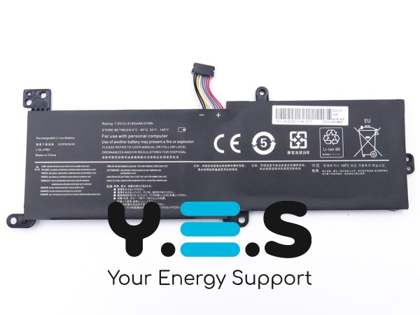 Акумулятор L16M2PB1 для Lenovo 320-14IAP/14AST/15IAP/15AST/15ABR/15IKB/15ISK 7.6V 4100mAh 31Wh (L16M2PB2/L16S2PB2/L16L2PB2)