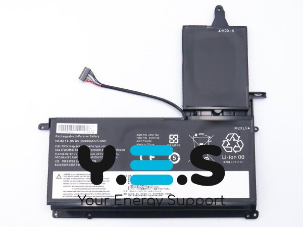 Батарея 45N1166 для Lenovo ThinkPad S5 S530 S531 S540 (45N1164-67) 14.8V 3600mAh 53Wh