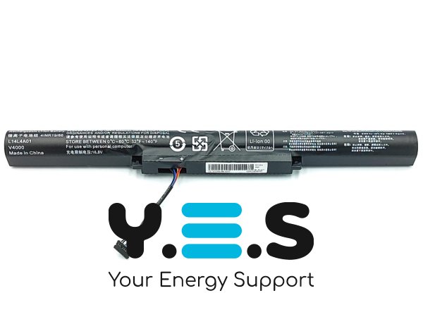 Акумулятор L14S4E01 для Lenovo Xiaoxin V4000, Y50C — 14.4V 2600mAh