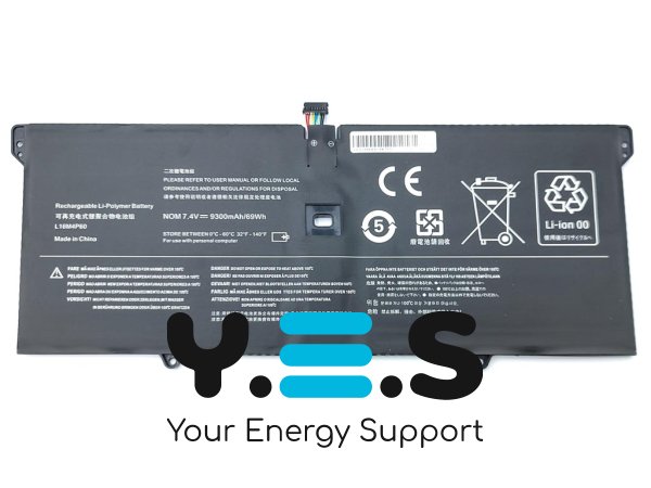 Акумулятор L16M4P60 для Lenovo YOGA 6 Pro-13IKB, Yoga 920-13IKB, 920-131KB 7.4V 9300mAh 68.8Wh