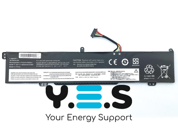 Акумулятор для Lenovo Gaming L340-15IRH/L340-17IRH L18C3PF1 (L18M3PF1) 11.55V 4600mAh 53Wh