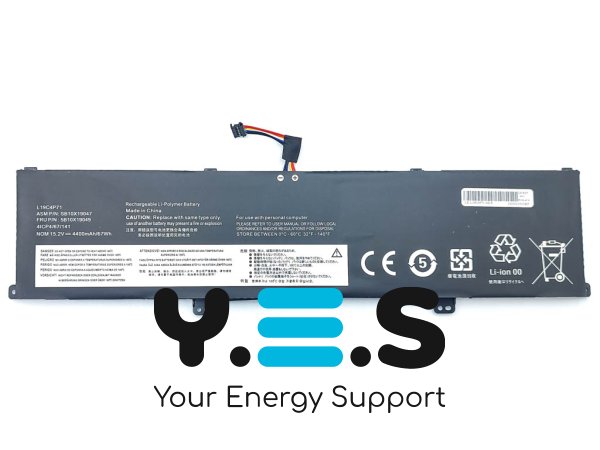 Акумулятор L19C4P71 для Lenovo ThinkPad X1/P1 Extreme Gen3 (15.2V 4400mAh 67Wh)