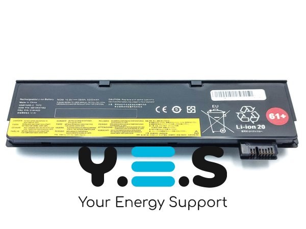 Акумулятор Lenovo 01AV423/01AV424 для ThinkPad T470/T480/T570/T580/P51S/P52S 10,8V 5200mAh