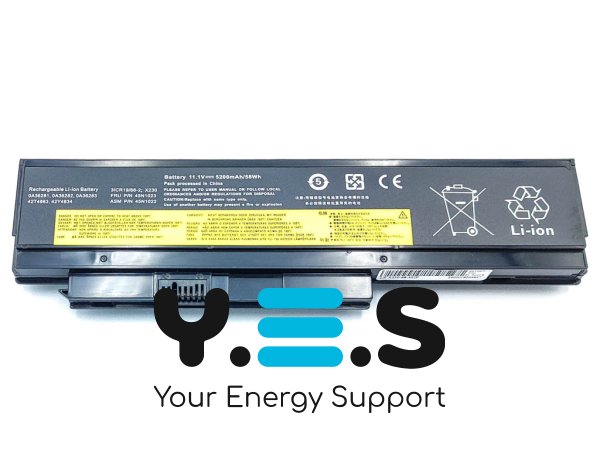 Акумулятор Lenovo ThinkPad 45N1025 11.1V 5200mAh 57Wh для X220/X220i/X220s/X230/X230i/X230s (45N1024)