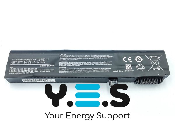 Акумулятор BTY-M6H для MSI MS-16J2/MS-16J3/MS-16J6/MS-1792/MS-1795/PL62 10.8V 5200mAh