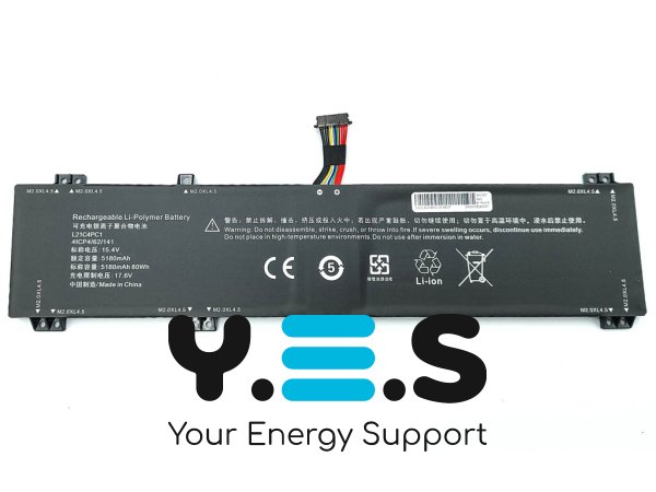 Акумулятор L21C4PC1 для Lenovo Legion 5/5 Pro/5i Pro 15-16 G7 (15.4V, 5180mAh, 78Wh)