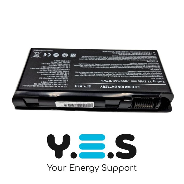 Акумулятор BTY-M6D для MSI GT660/GT663/GT683/GT685/GT70/GT780/GT783/GX60/GX660/GX680/GX780 11.1V 7800mAh (87Wh)