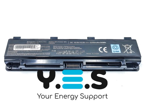 Акумулятор для Toshiba PA5024U Satellite C850/C850D/C855/C870/L850/L855/L870, 10.8V 5200mAh