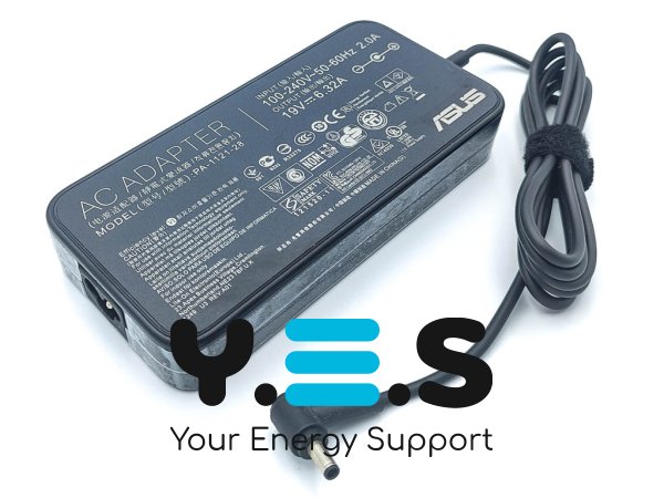 Оригінальний блок живлення ASUS G501JW/G501V/G501J/UX501VW/UX501JW/FX570 19V 6.3A 120W 4.5×3.0 Pin без кабелю