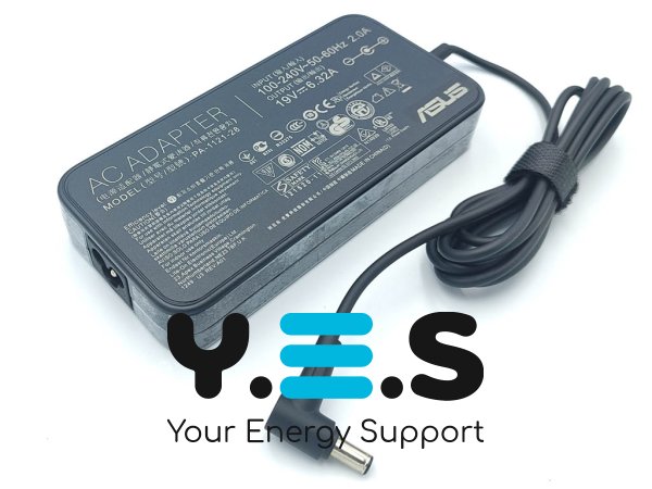 Оригінальний блок живлення ASUS Q537F/Q547FD/Q547F/K570Z/K570ZD 19В 6.32А 120Вт 6.0×3.7+pin, без кабелю