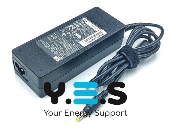 Блок живлення для HP Pavilion DV4100/DV4300/DV4400/DV5000/DV5200/DV6000 19V 4.74A 90W (4.8×1.7) жовтий, без кабелю