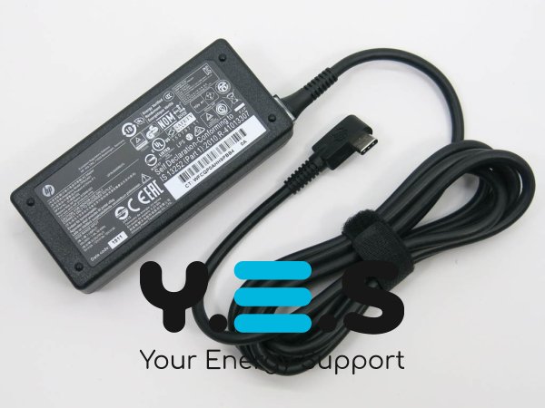 Оригінальний блок живлення USB‑C 45W (15V 3A) для HP Spectre x2 12-a005tu/a008tu/a010tu/a012nr/a014tu (5V2A/12V3A)