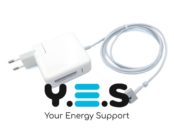 Зарядний адаптер Apple MagSafe 2 45W (14.85V 3.05A) A1436 з EU вилкою