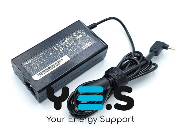 Оригінальний блок живлення Acer S5-391/S7-392/S7-393/S7-191 19V 3.42A 65W (3.0*1.1) чорний, без кабелю