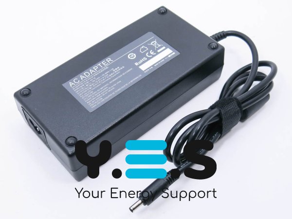Зарядний адаптер для Dell 19.5V 9.23A 180W, штекер 4.5×3.0 з піном, без кабелю