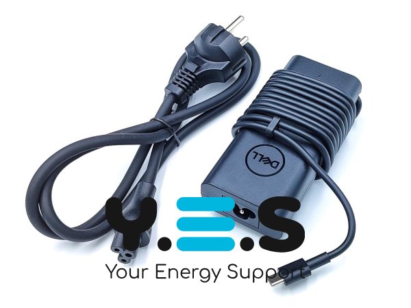 Оригінальний блок живлення USB‑C 65W для DELL Latitude 7370/7275/5289/5285, 20V 3.25A (5/9/15V 3A), без кабелю (HA65NM170/LA65NM170)