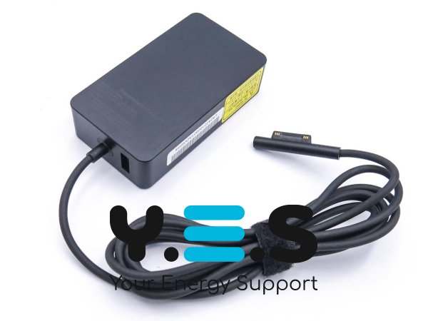 Зарядний адаптер для Microsoft Surface 44W (15V 2.58A, 6PIN) + USB 5V 2.4A