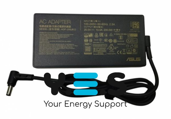 Блок живлення для ноутбука Asus 200W (20V 10A) штекер 6.0×3.7 мм ADP-200JB D OEM