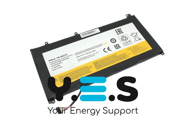 Акумулятор OEM для ноутбука Lenovo IdeaPad U530 Touch L12M4P62 7.4V 7200mAh чорний