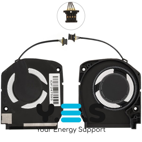Оригінальний вентилятор охолодження для ноутбука Dell Alienware Area-51 RAM