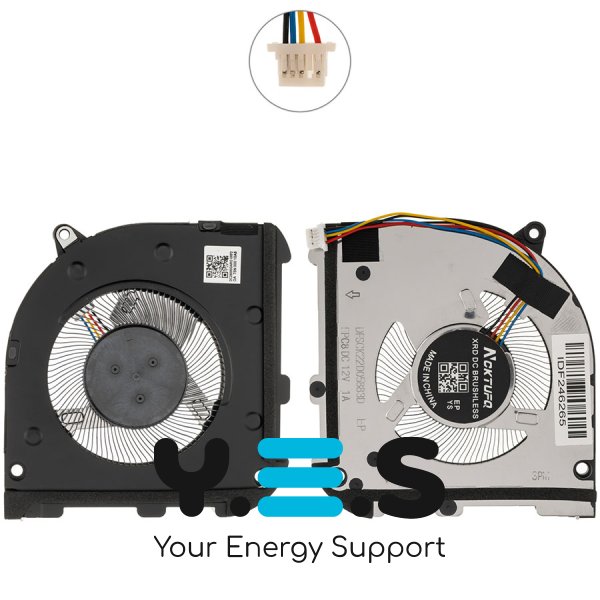 Кулер (вентилятор) для ноутбука ASUS K3402ZA/M3502RA/M3502QA/M5402RA 12V (13NB0XW0T01011)