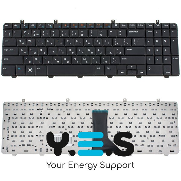 Клавіатура для ноутбука Dell Inspiron 1564, RU розкладка, чорна