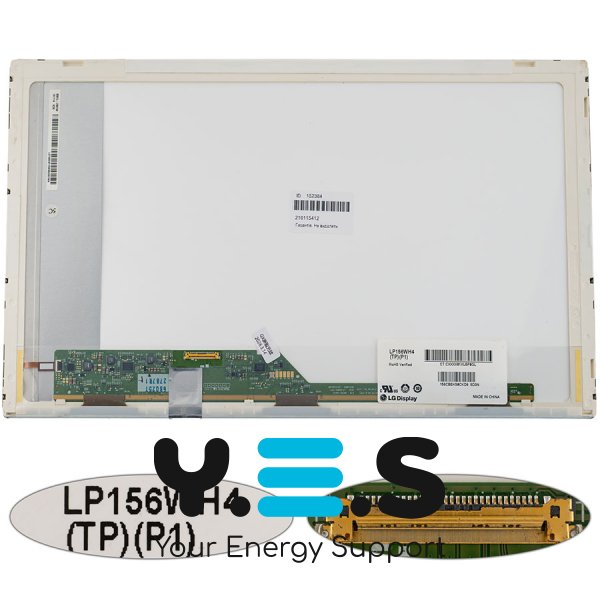 Матриця LP156WH4-TPP1 15.6" 1366×768 LED eDP 30pin глянець, роз’єм зліва внизу (renew)