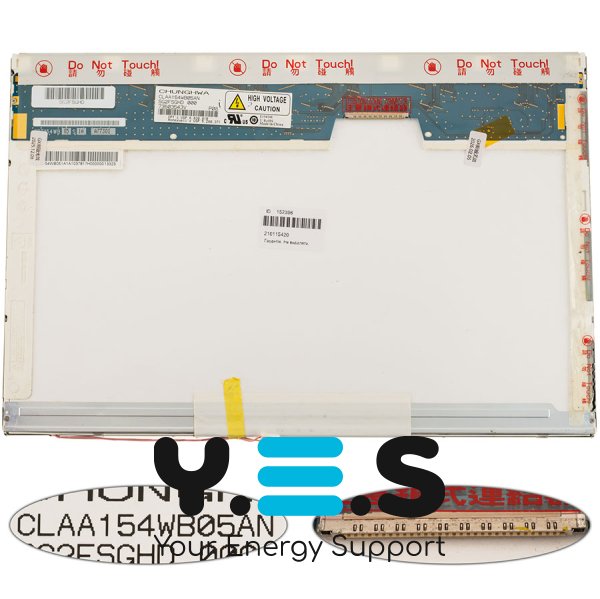 Матриця 15.4" CLAA154WB05AN 1280×800, 30pin, 1CCFL, матова, роз’єм справа зверху (renew)