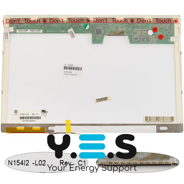 Матриця 15.4" N154I2-L02 1280×800 30pin 1CCFL глянець, роз’єм справа зверху (refurb)