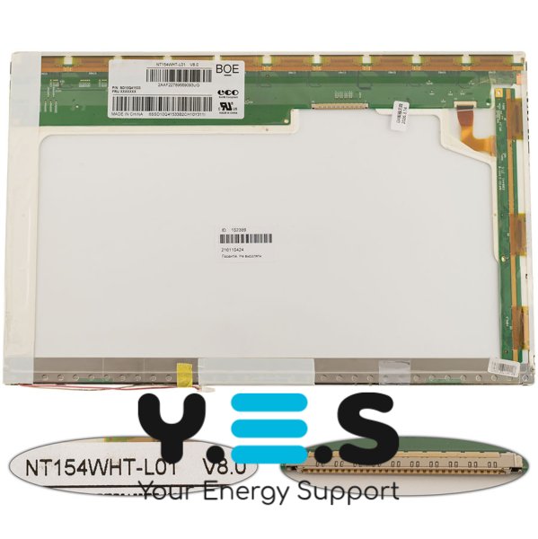 Матриця NT154WHT-L01 15.4" 1280×800 30pin 1CCFL глянець, конектор справа зверху (renew)