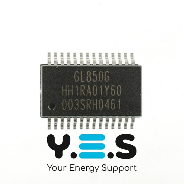 Мікросхема Genesys Logic GL850G у корпусі SSOP-28 для ноутбука
