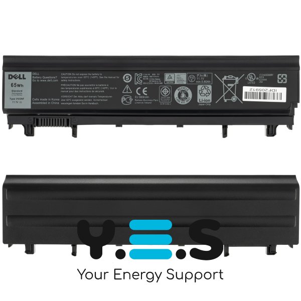 Оригінальна батарея для ноутбука Dell N5YH9 Latitude E5440/E5540 11.1V 4400mAh чорна