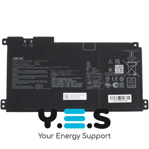 Оригінальна батарея для ноутбука ASUS C31N1912 VivoBook E410MA/E510MA/E410KA/E510KA 42Wh 11.55V 3640mAh Black (0B200-03680300)