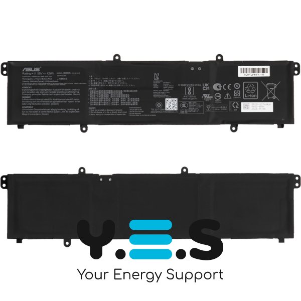 Оригінальна батарея для ноутбука ASUS C31N1915 (AsusPRO BR1100CKA, B1400CEAE, B1500CEAE) 11.55V 3640mAh 42Wh чорна (0B200-03760400)