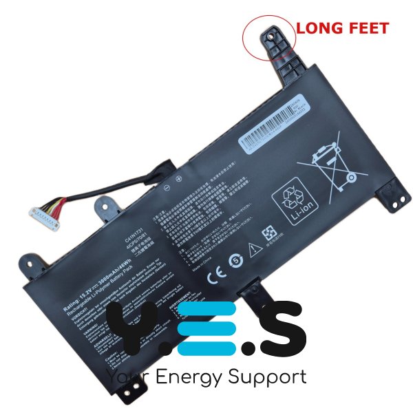 Акумулятор C41N1731-2 для ASUS ROG Strix Scar II GL504GV/GL504GW/G715GV/G715GW/G515GW/GL704/GL704GW/GL504GM/G712/G712L/G731 15.2V 3000mAh 46Wh v2