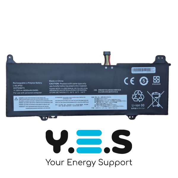Акумулятор L18M3PG2 11.55V 4650mAh для Lenovo Chromebook S345-14AST (L18L3PG2, L18D3PG2)