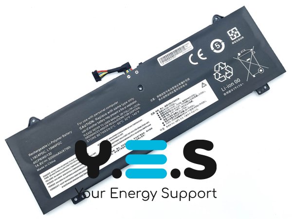 Акумулятор L19M4PDC для Lenovo Yoga C750-14ITL 7-14ITL5 7-15ITL5, 14.8V 3200mAh 47Wh