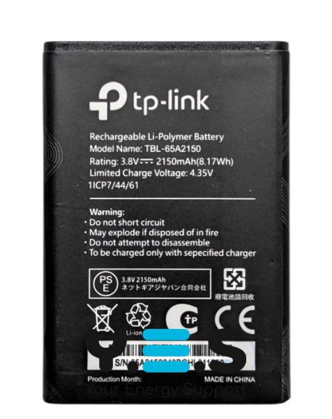 Акумулятор TBL-65A2150 для 3G/4G модема TP-Link M7000, 2150 мА·год