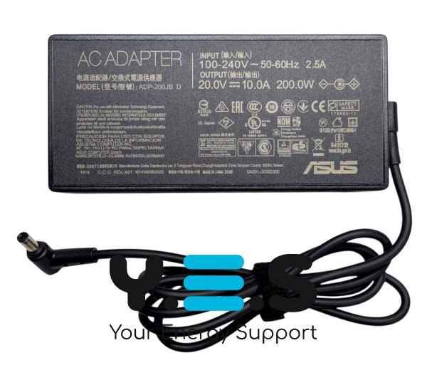 Оригінальний блок живлення ASUS TUF Gaming A17/F17 200W 20V 10A 6.0×3.7 (ADP-200JB D)