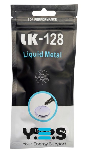 Рідкий метал LK-128 3 г, 128 Вт/мК для CPU, GPU, ноутбуків і PS5