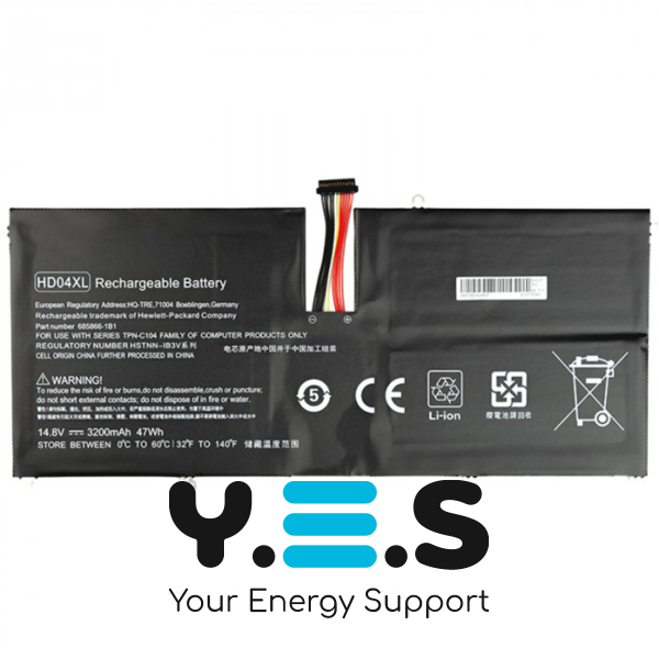 3200mAh 14.8V HD04XL акумулятор для HP Envy Spectre XT 13-2000eg 13-2021tu 13-2120tu 13-2113TU Pro 13-b000 HSTNN-IB3V