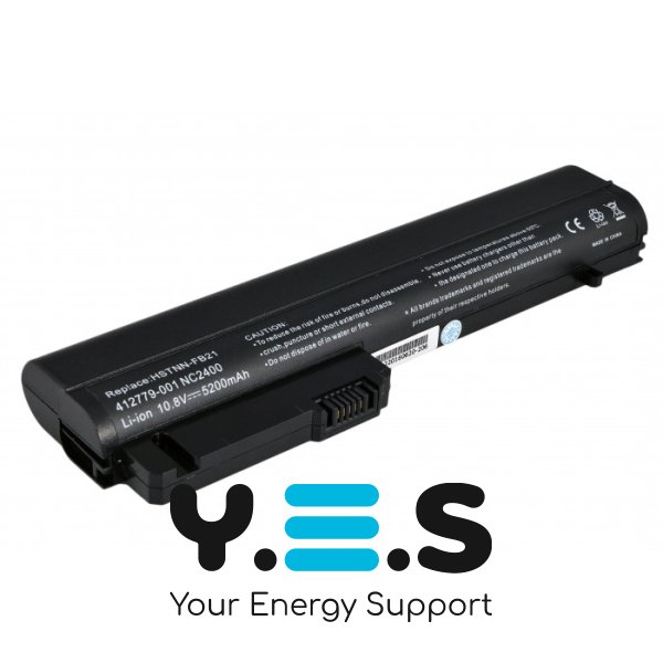 5200mAh 10.8V акумулятор для HP EliteBook 2530p Business Notebook 2510p nc2400 HSTNN-DB23 412779-001 HSTNN-FB21 HSTNN-XB21