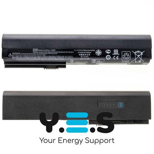 4400mAh 10.8V  SX06XL SX06 акумулятор для HP EliteBook 2560p 2570P Series HSTNN-DB2K HSTNN-DB2M HSTNN-UB2L 632015-241