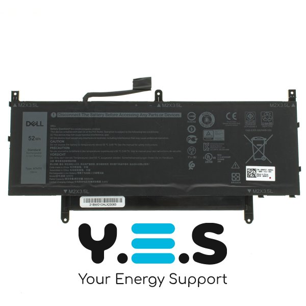Original 6840mA 7.6V TVKGH 089GNG N7HT0 0HYMNG акумулятор для Dell Latitude 9510 2-in-1 Series